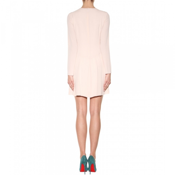 Rochie roz deschis cu motiv floral