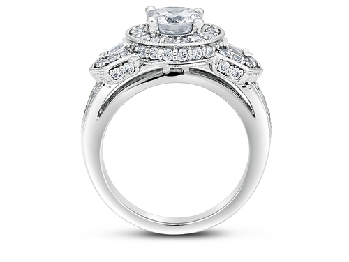 Silver ring "1000 Crystals"