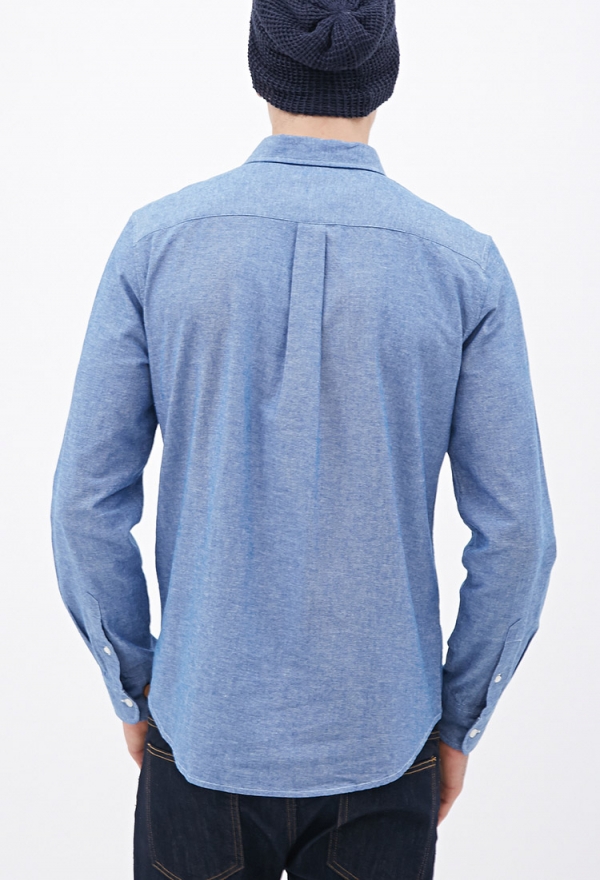 Chambray Button-Down Shirt