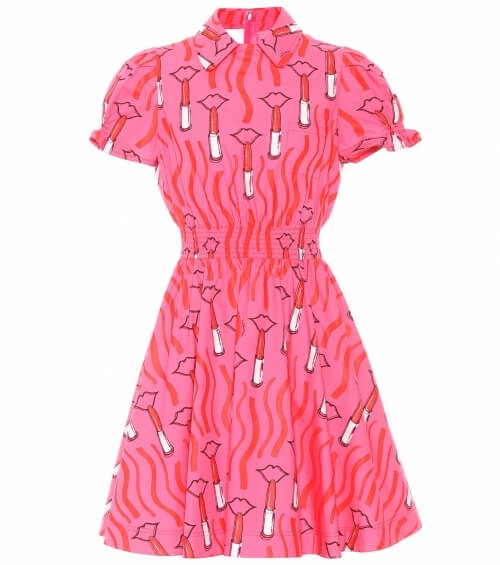 Памучна рокля с яка