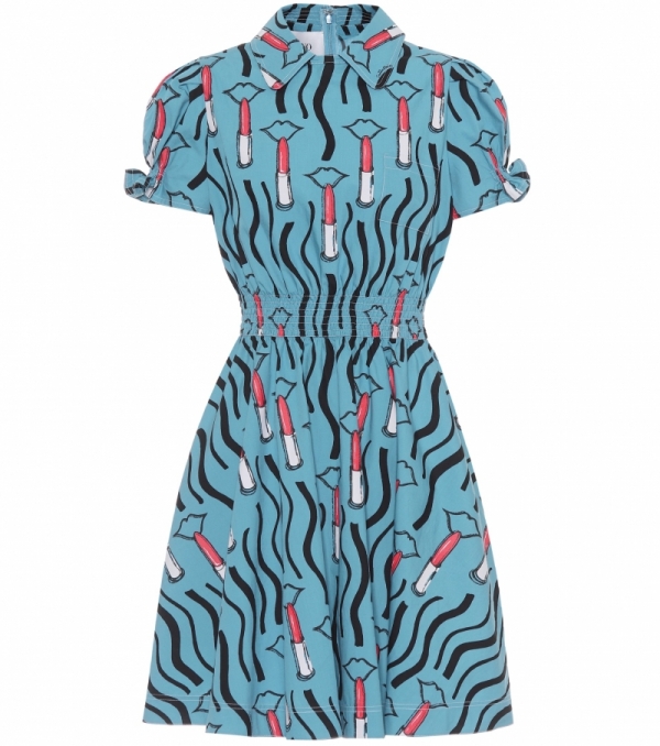 Памучна рокля с яка