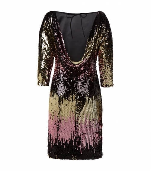 Блестяща рокля в три нюанса 