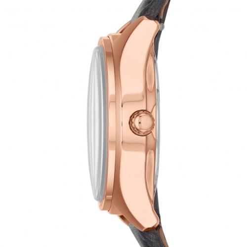  Flight Three Hand Leather Watch - Grey 