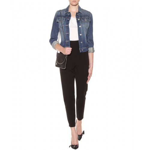 Черни кожени обувки "Попи"