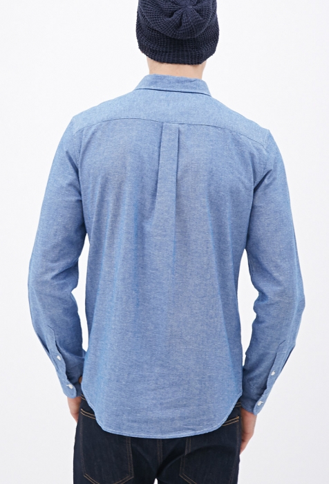 Chambray Button-Down Shirt