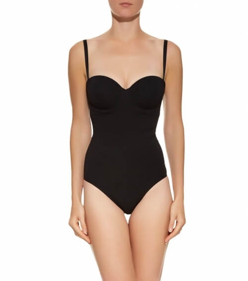 Стилен цял бански в черно