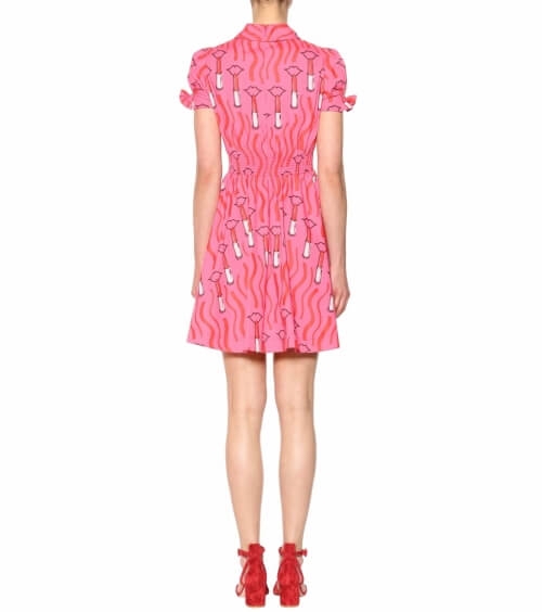 Памучна рокля с яка