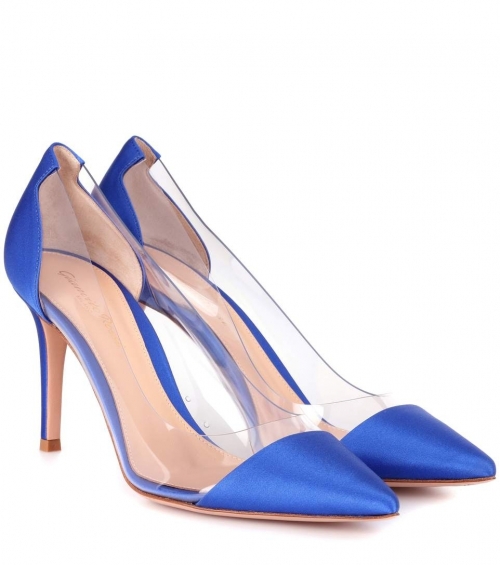 High heels with silicone